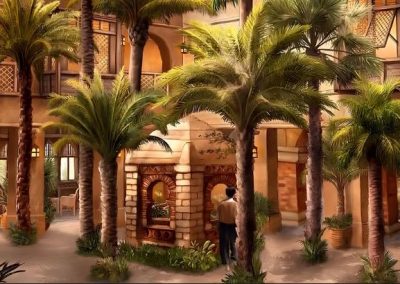 Construction restaurant, bars, cafés au sein de l’Hôtel n°4 – Parc Astérix